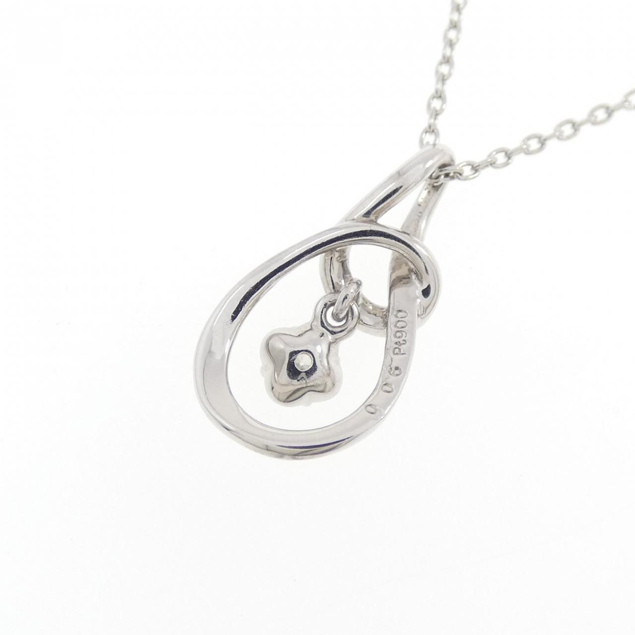 PT900/PT850 ダイヤモンド ネックレス 0.06CT