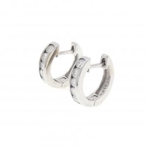 K18WG ダイヤモンド ピアス 0.30CT