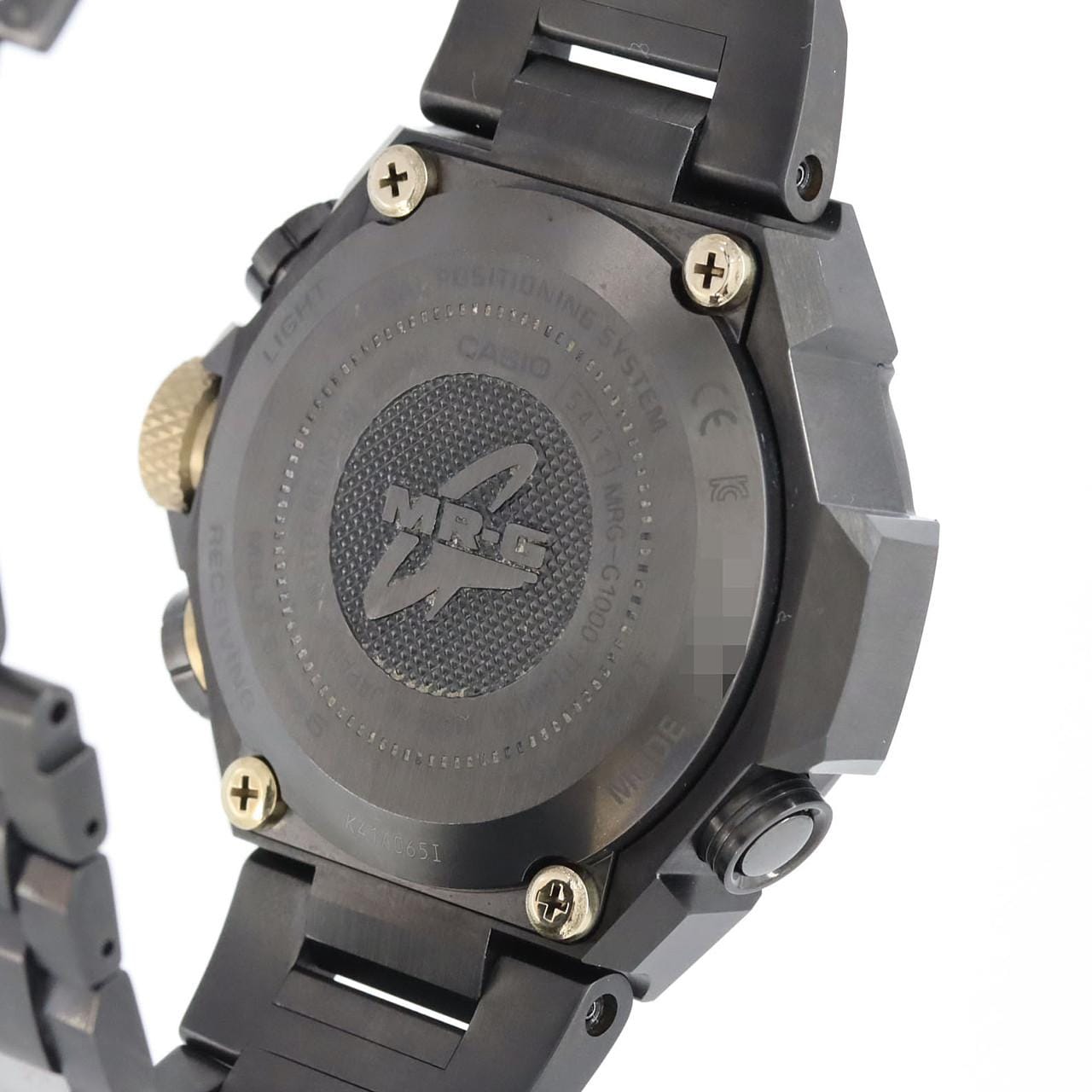 カシオ G-SHOCK･MR-G GPS 電波時計 MRG-G1000B-1A4JR TI ソーラークォーツ