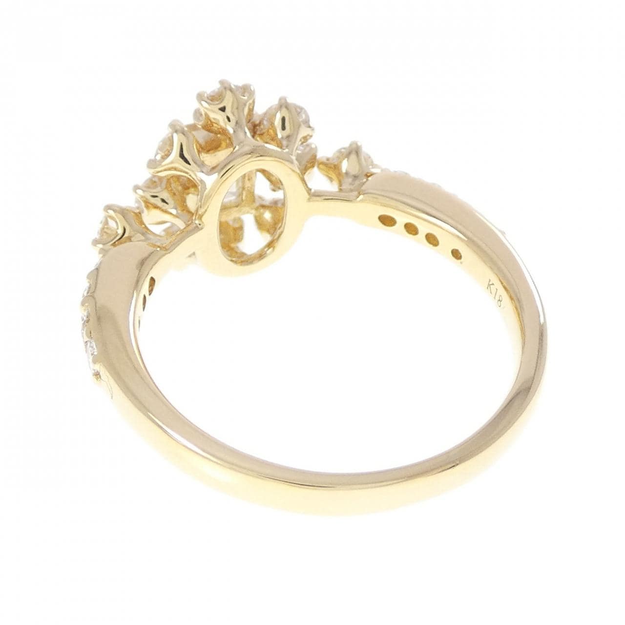 K18YG ダイヤモンド リング 0.543CT