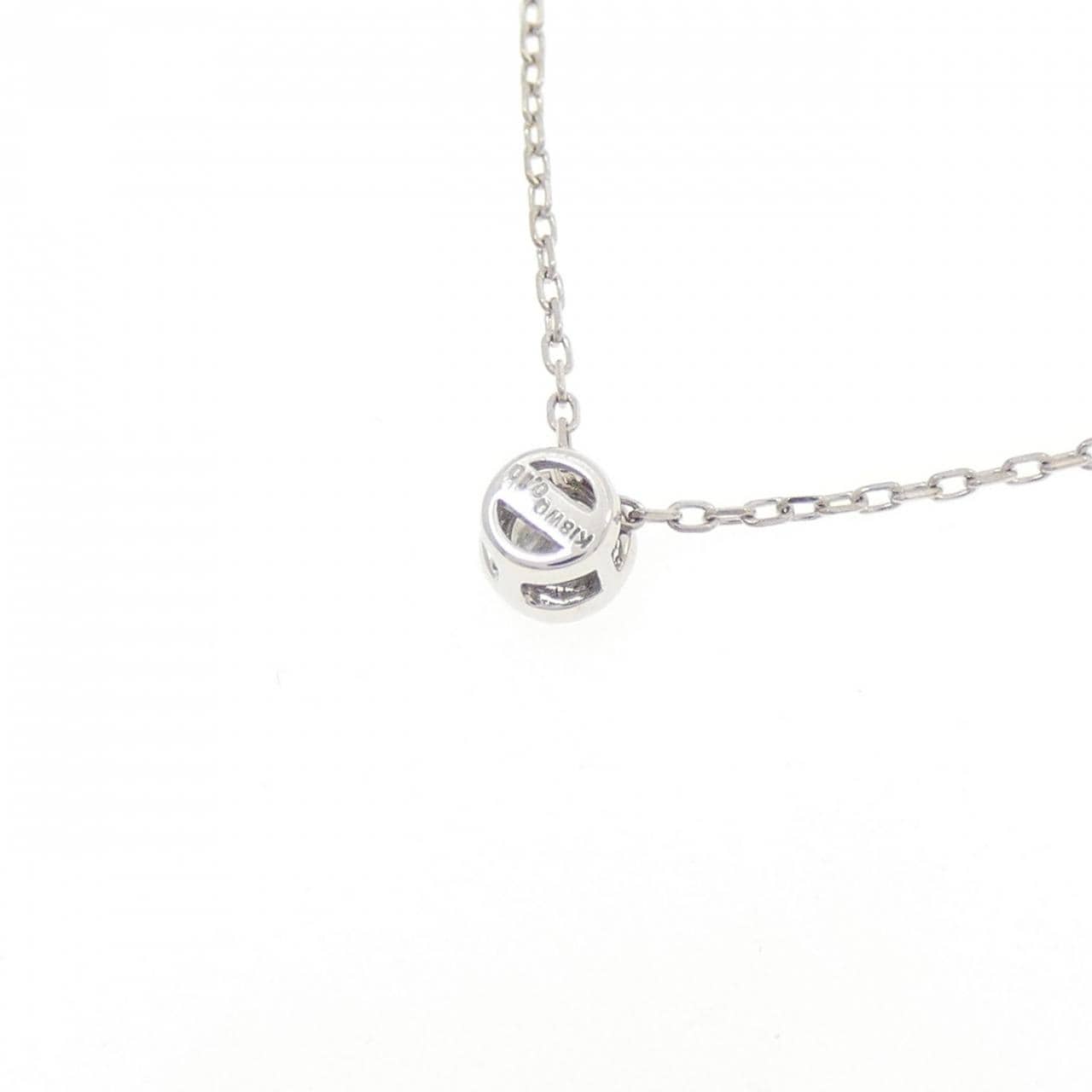K18WG ダイヤモンド ネックレス 0.10CT