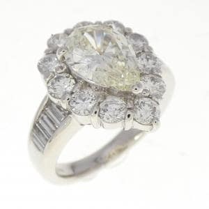 PT Diamond Ring 2.028CT VLY SI2 Pear Shape