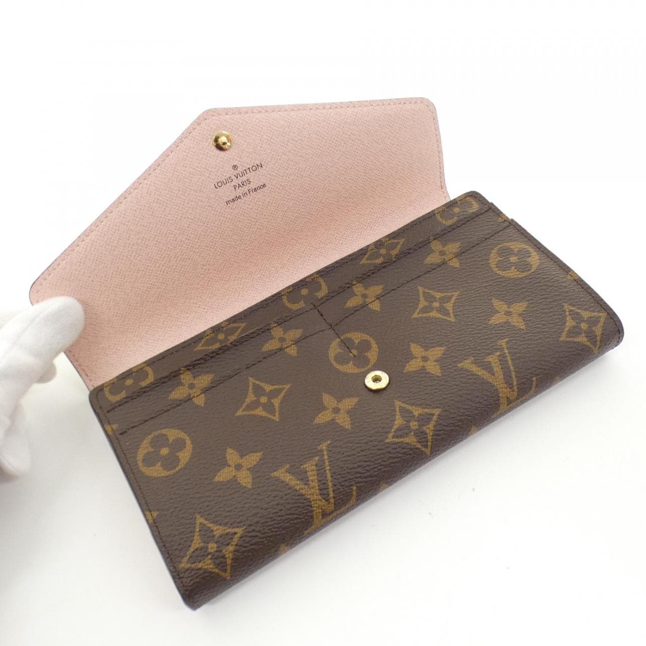 LOUIS VUITTON Monogram Portefeuille Sarah M62235 Wallet