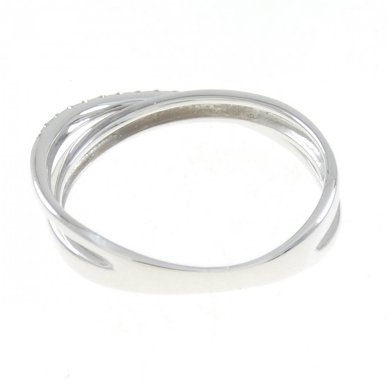 K18WG ダイヤモンド リング 0.16CT