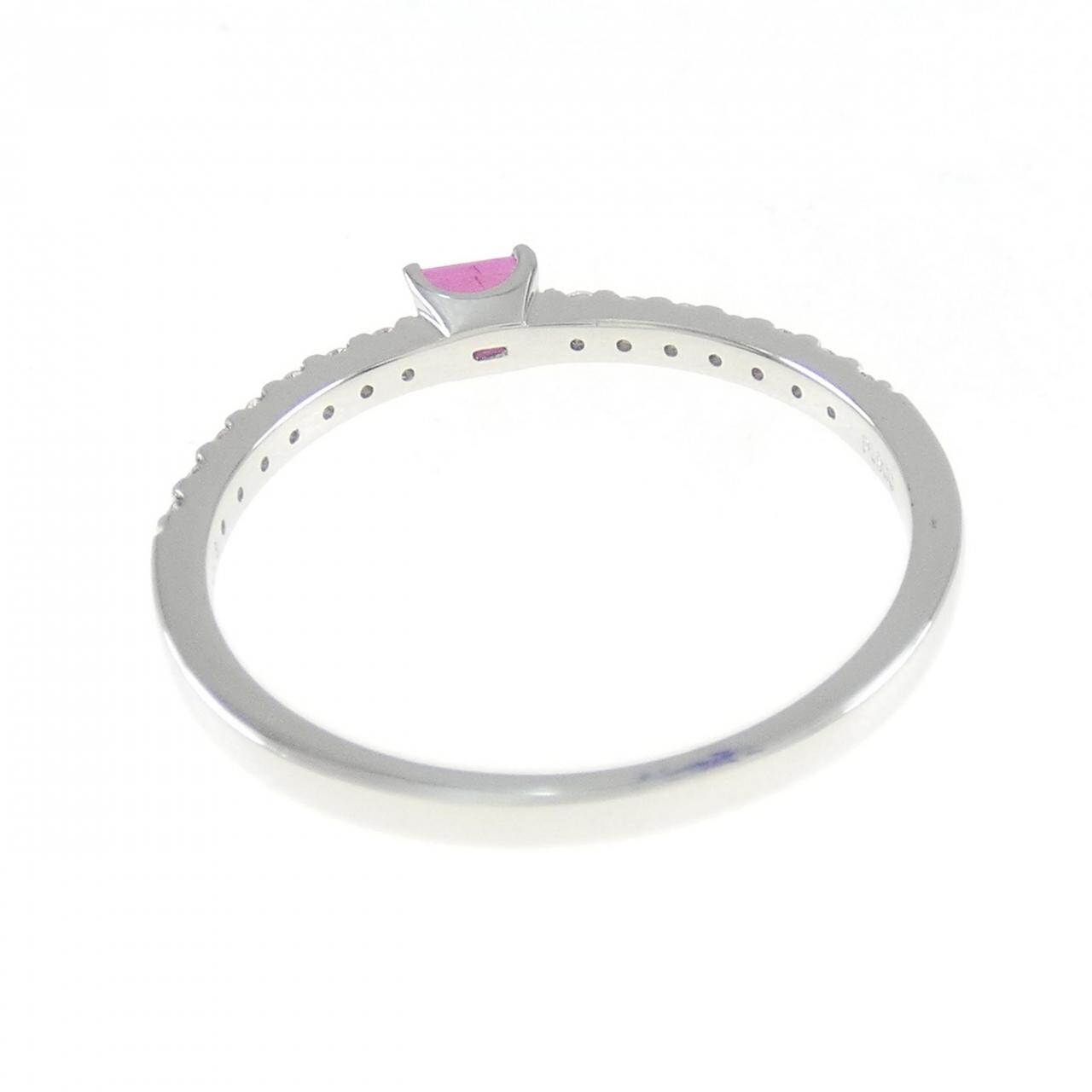 【新品】PT ルビー リング 0.15CT