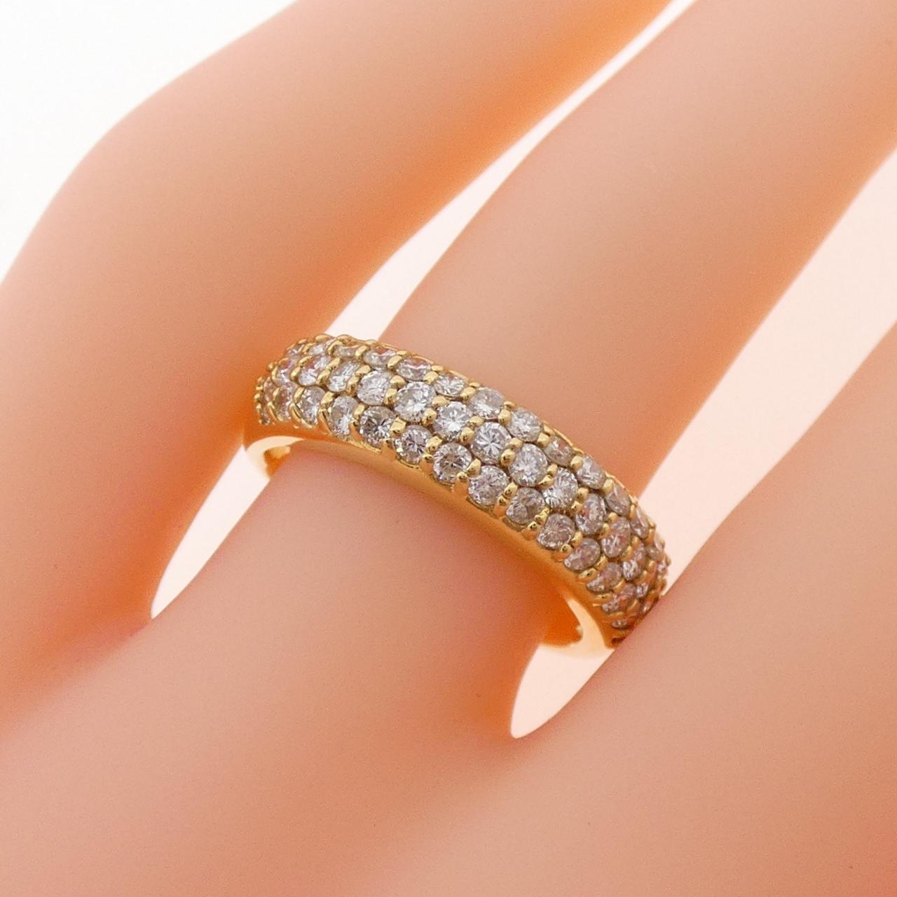 K18YG ダイヤモンド リング 1.00CT