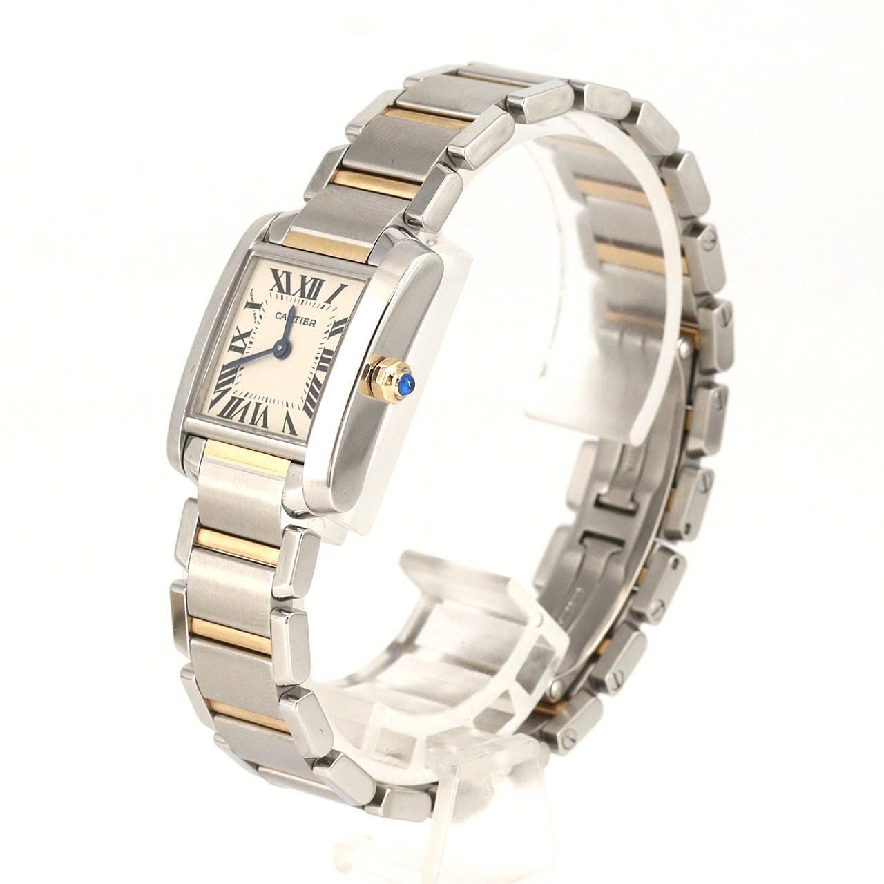 カルティエ タンクフランセーズSM コンビ W51007Q4 SSxYG クォーツ