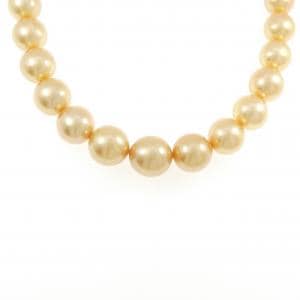 シルバークラスプ 白蝶パール ネックレス 9.0-14.0mm
