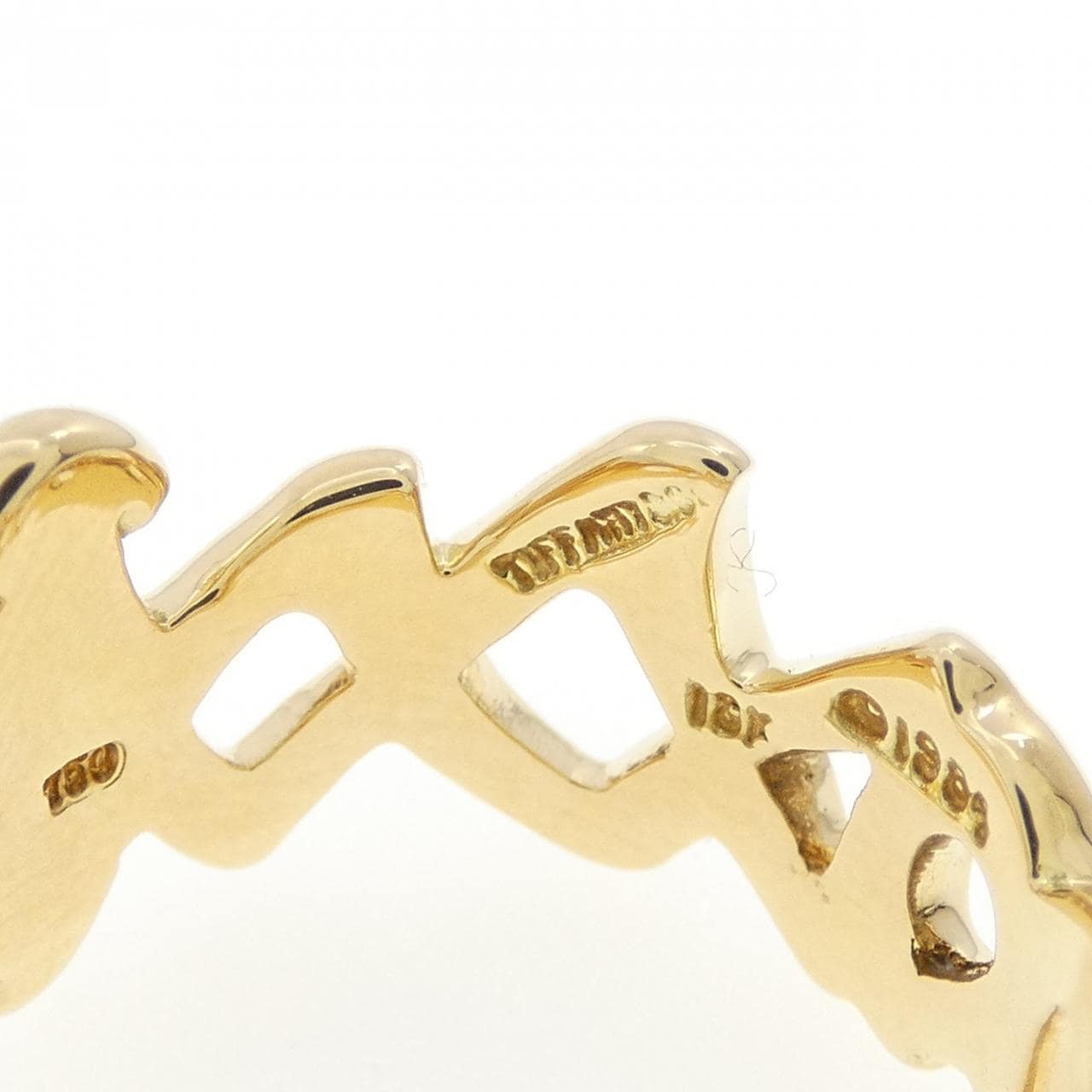 【ヴィンテージ】ティファニー ラブ&キス リング