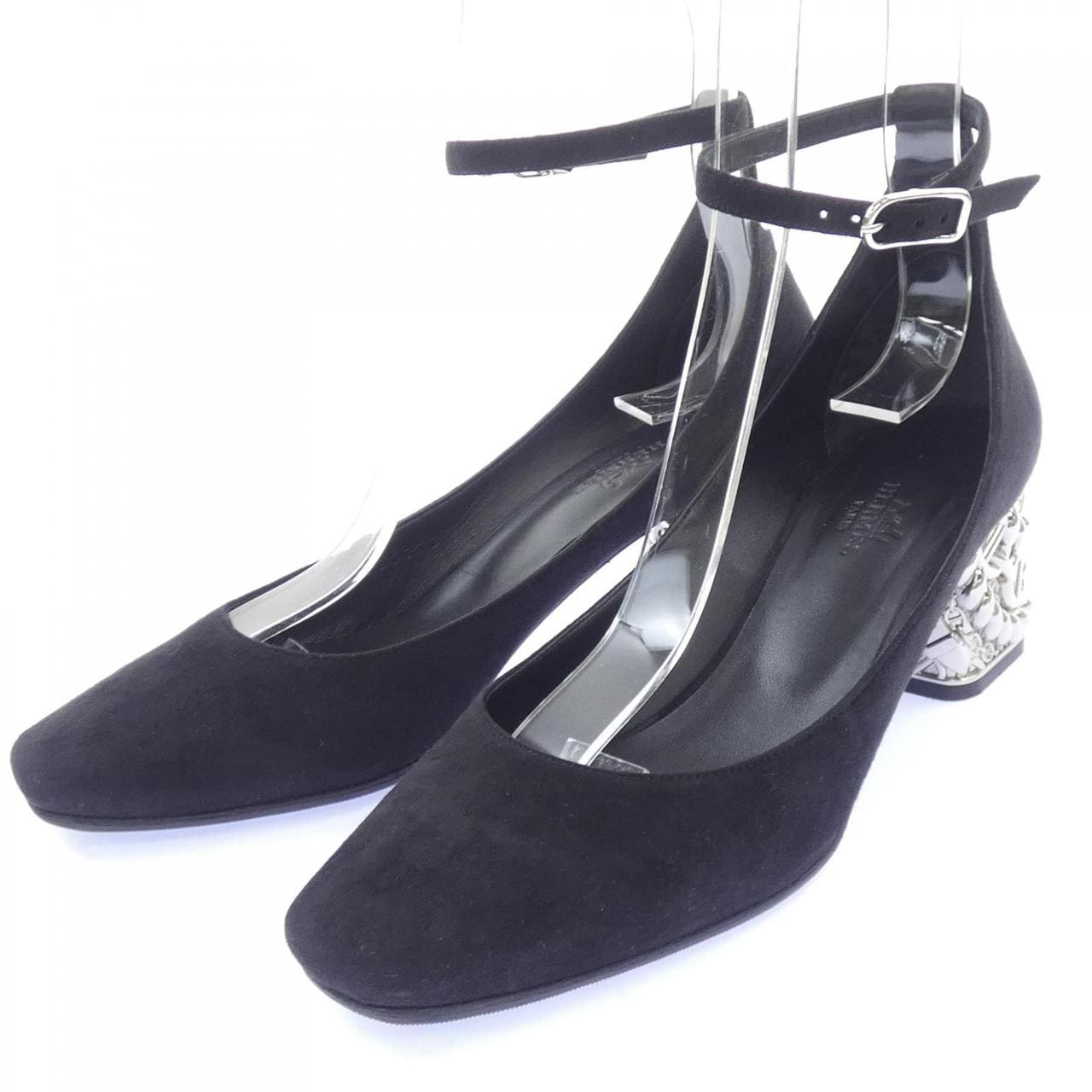 エルメス HERMES ガーリー シェーヌダンクル シェーヌグルメット グレナン 231212Z パンプス