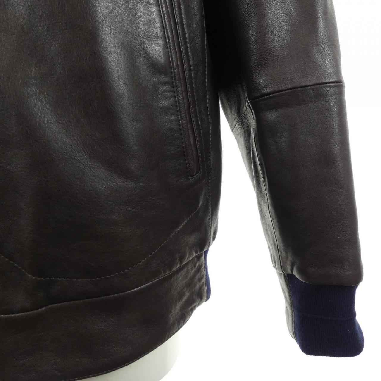 ブルネロクチネリ BRUNELLO CUCINELLI レザージャケット