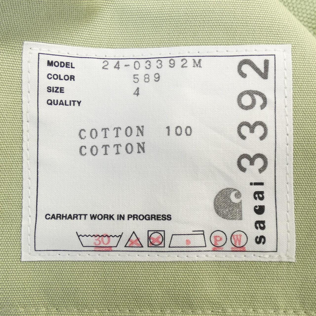 サカイ SACAI CARHARTT 24-03392M ショートパンツ