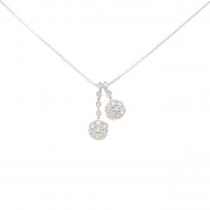 K18WG ダイヤモンド ネックレス 0.54CT