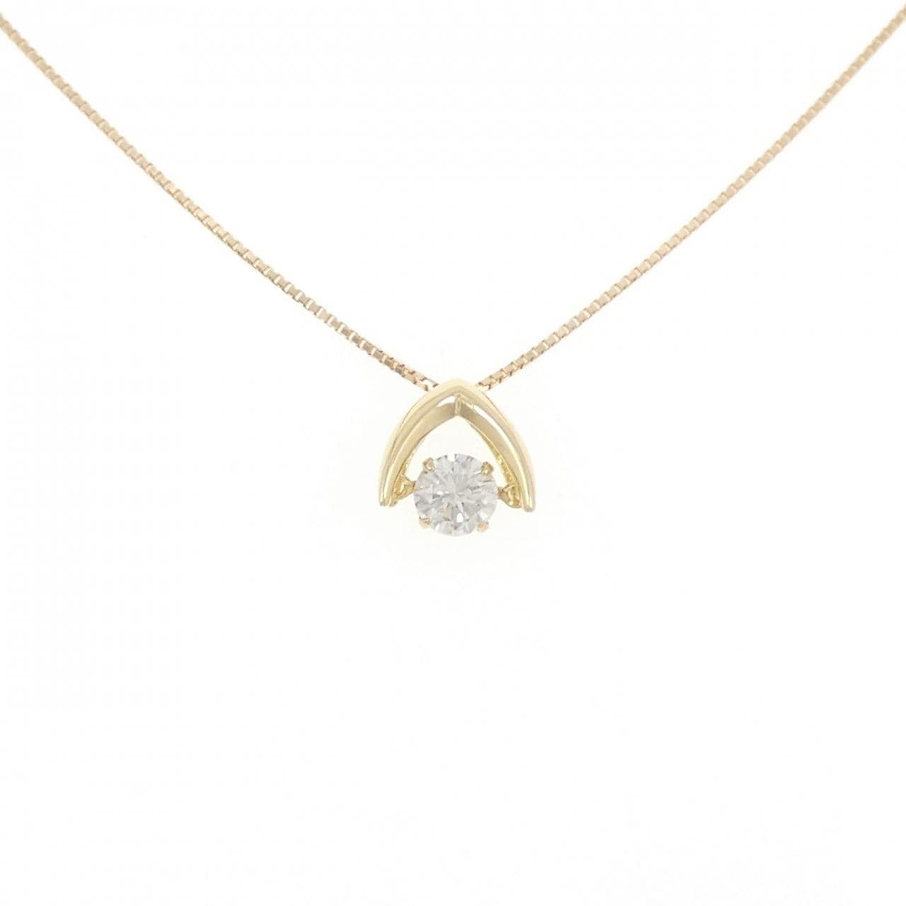 K18YG ダイヤモンド ネックレス 0.325CT