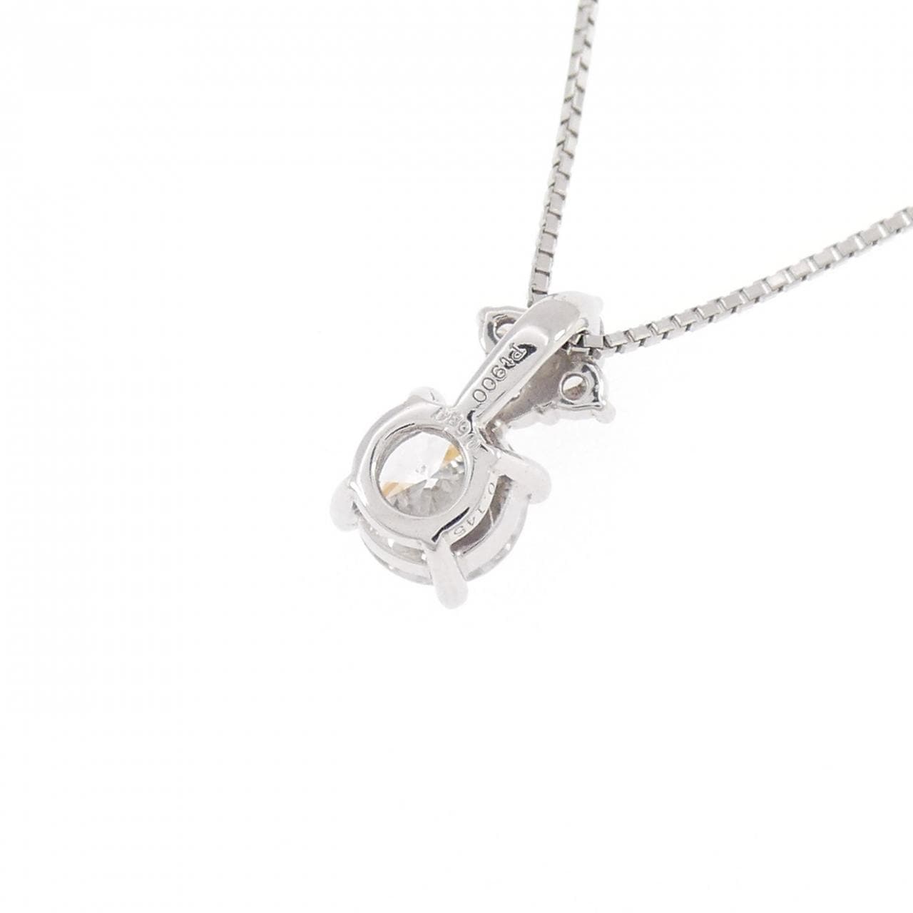PT900/PT850 ダイヤモンド ネックレス 0.890CT G SI2 Good