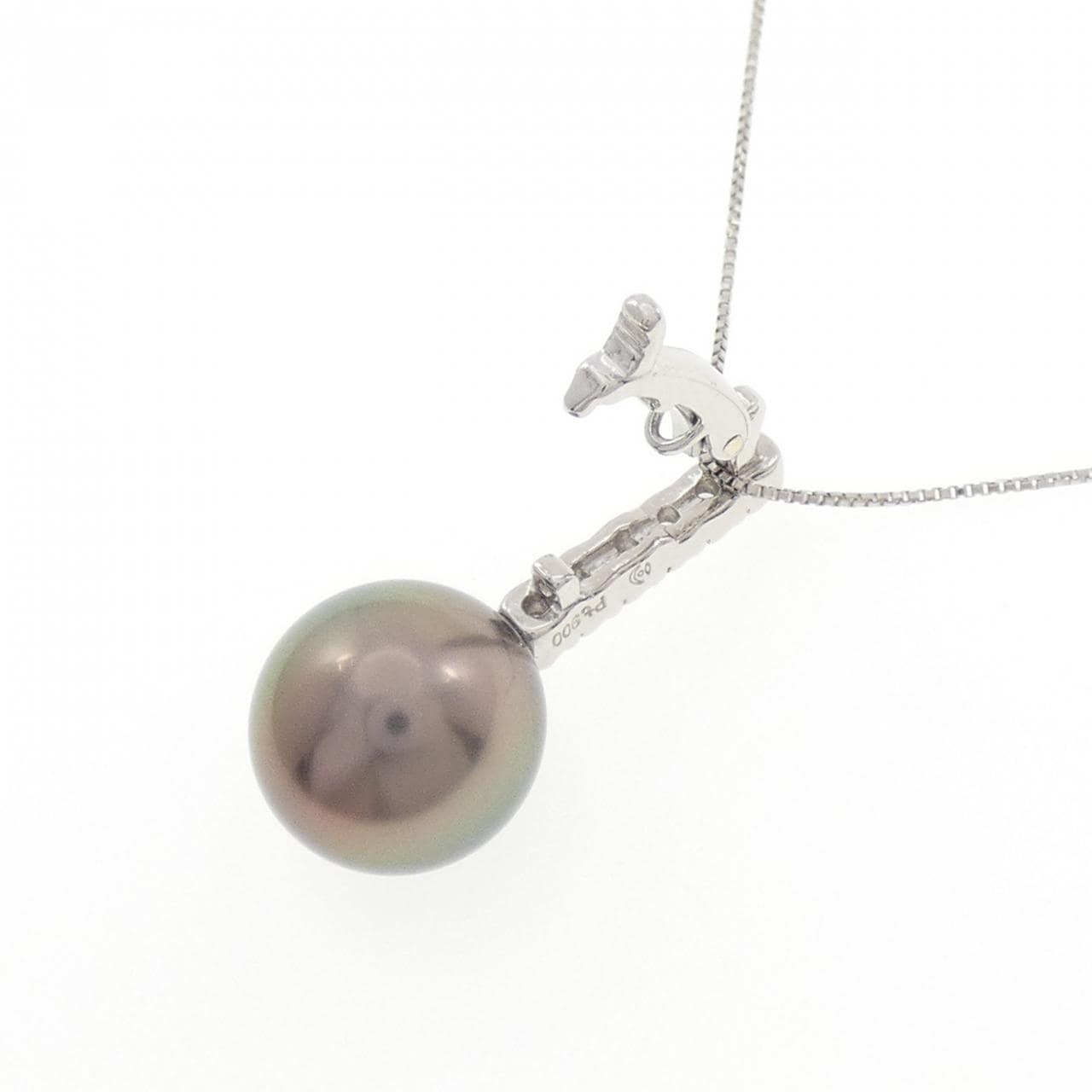 タサキ 黒蝶パール ネックレス 11.1mm