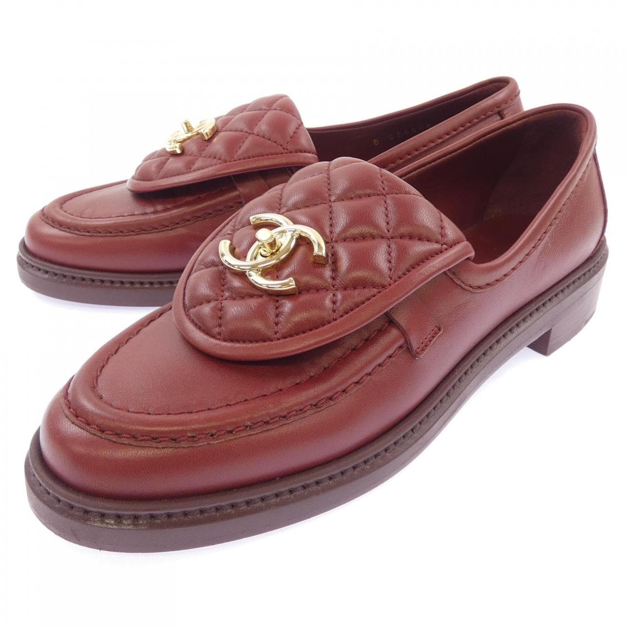 シャネル CHANEL ローファー ターンロック マトラッセ G36646X01000 シューズ