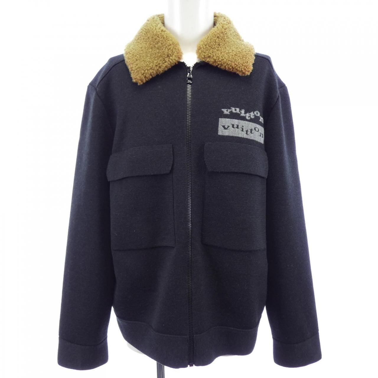 ルイヴィトン LOUIS VUITTON ニットブルゾンウィズシアリングカラー HON33WZLL ブルゾン