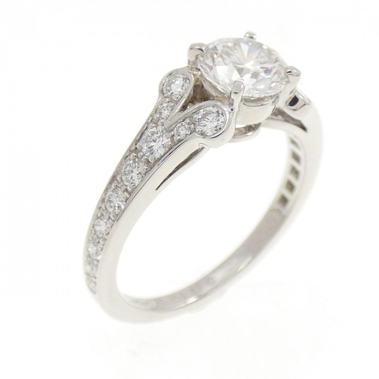 カルティエ バレリーナ リング 0.58CT G VVS2 VG