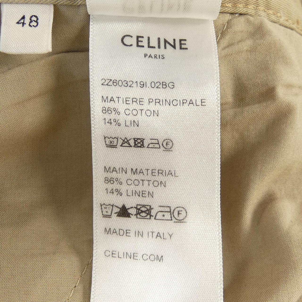 セリーヌ CELINE 2Z603219I パンツ