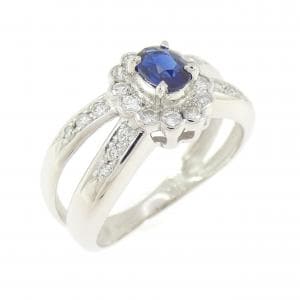 PT900 サファイヤ リング 0.36CT