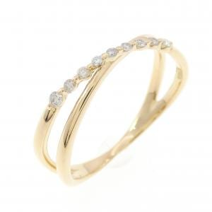 K18YG ダイヤモンド リング