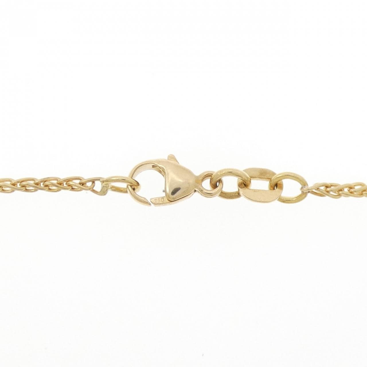 750YG/750WG サファイヤ ネックレス 5.99CT