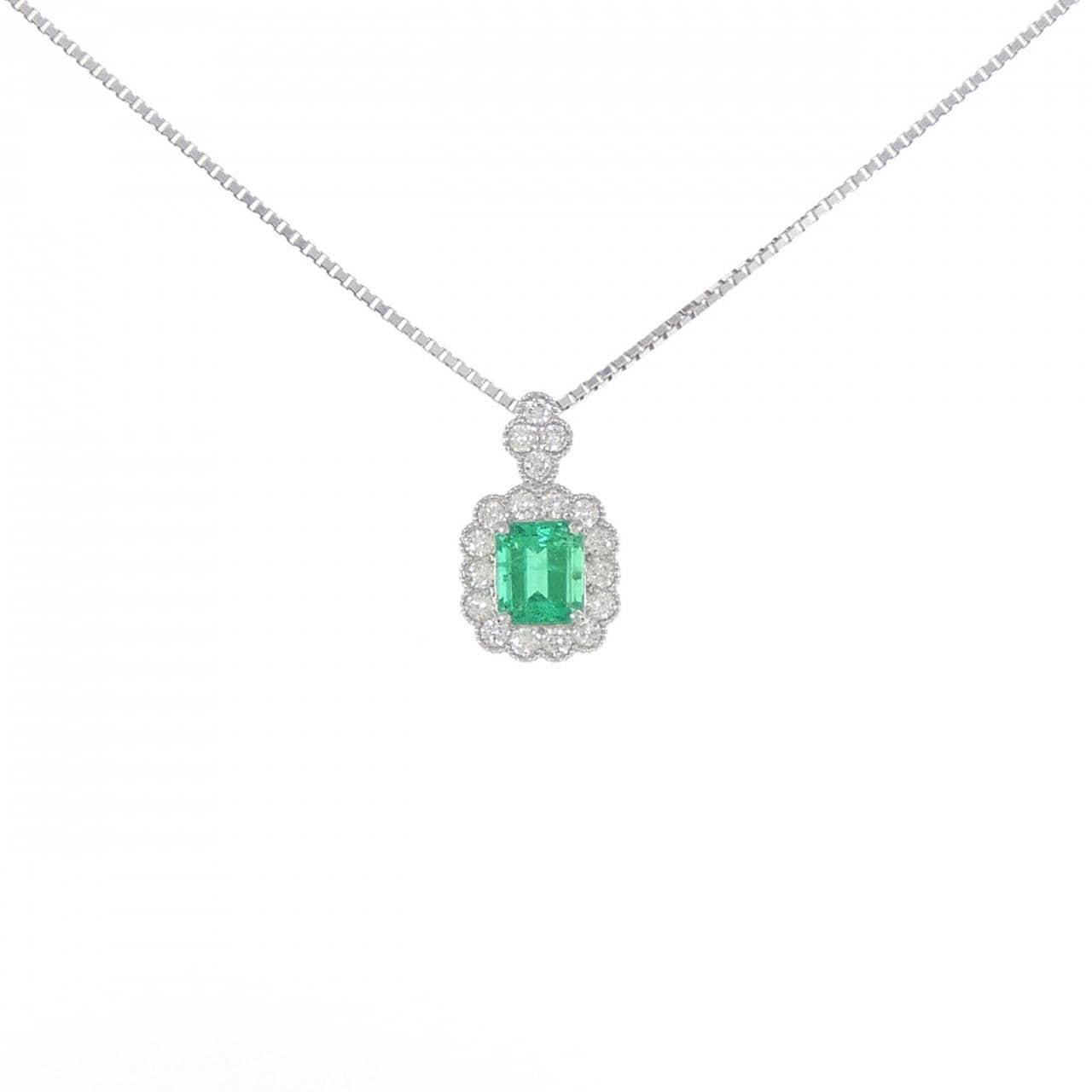[Remake] PT Emerald Necklace 0.98CT Colombian