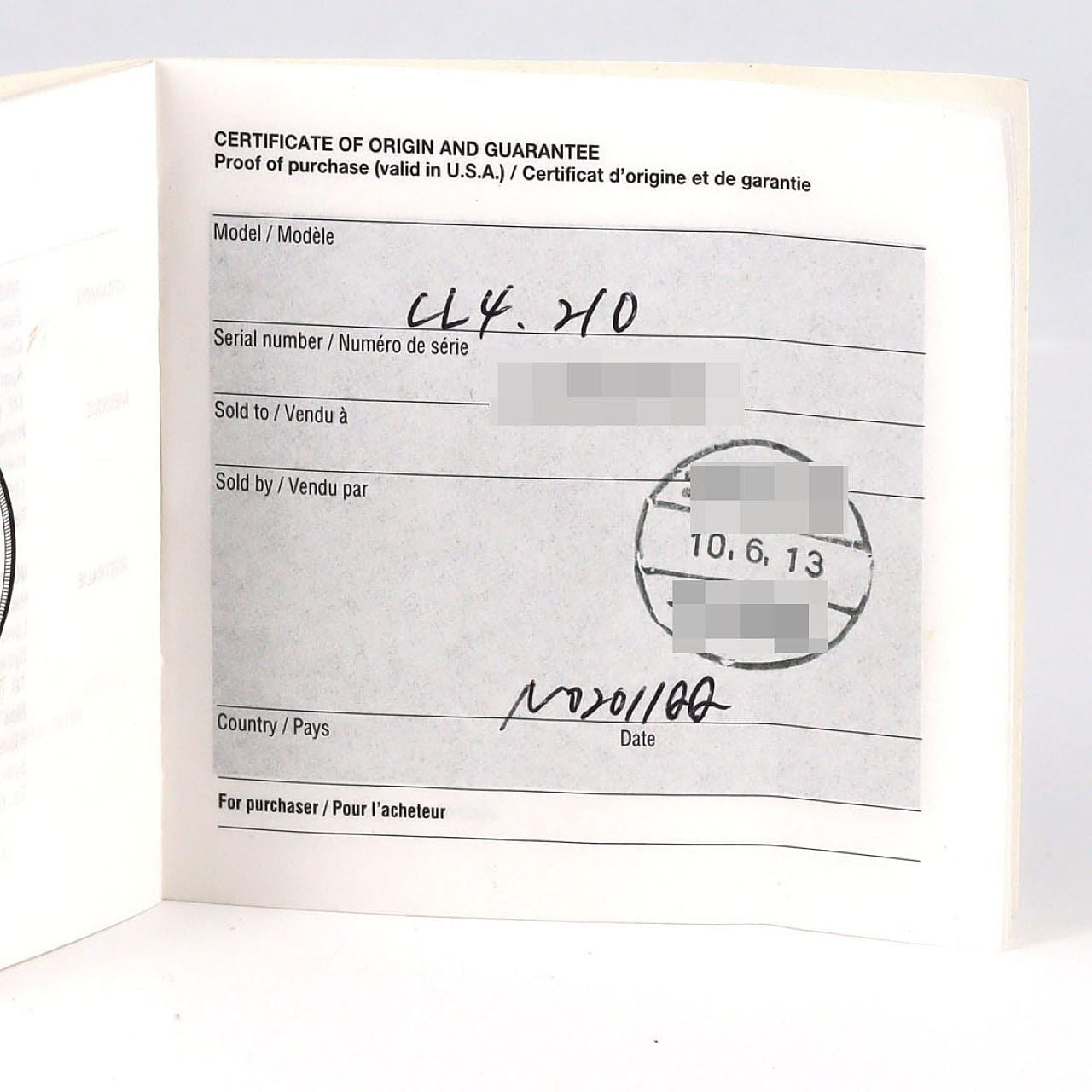 エルメス クリッパー CL4.210 SS クォーツ