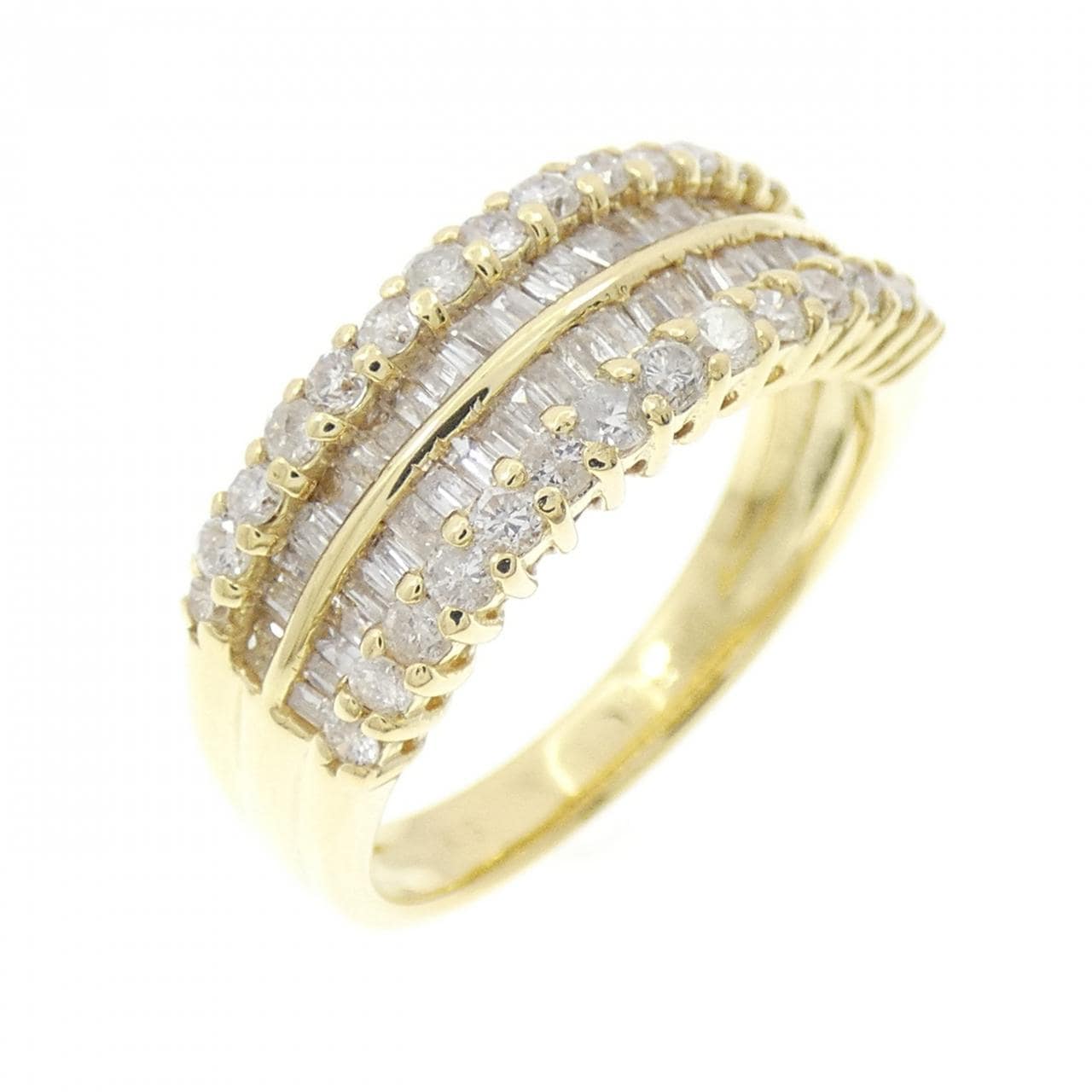 K18YG ダイヤモンド リング 1.00CT