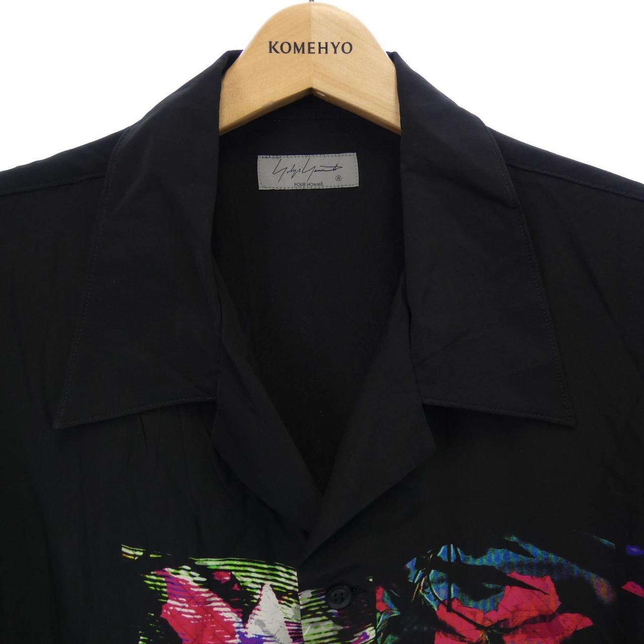 ヨウジヤマモトプールオム YOHJI YAMAMOTO POUR HOMME HG-B27-404 S／Sシャツ