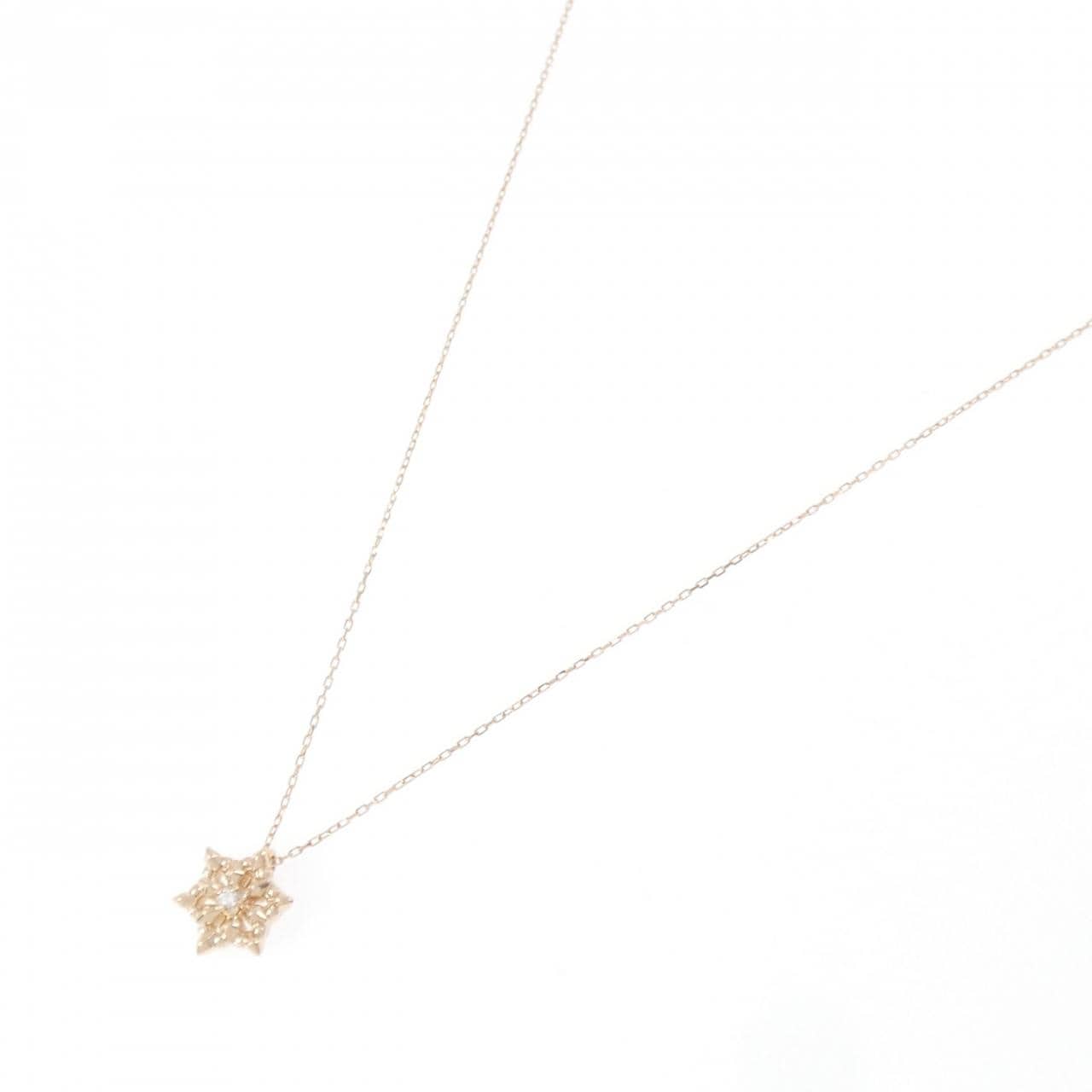 K10PG ダイヤモンド ネックレス 0.01CT