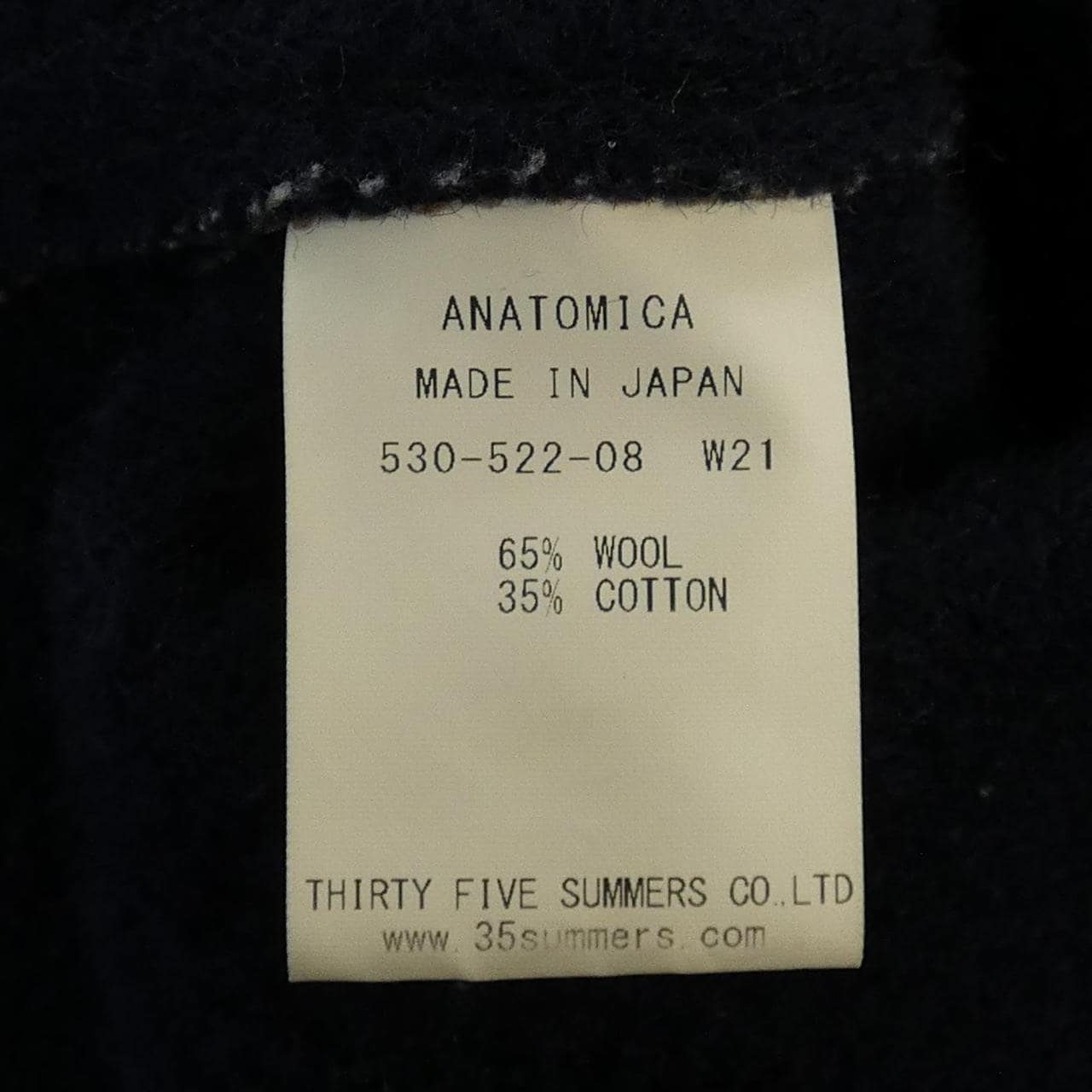 アナトミカ ANATOMICA ベスト