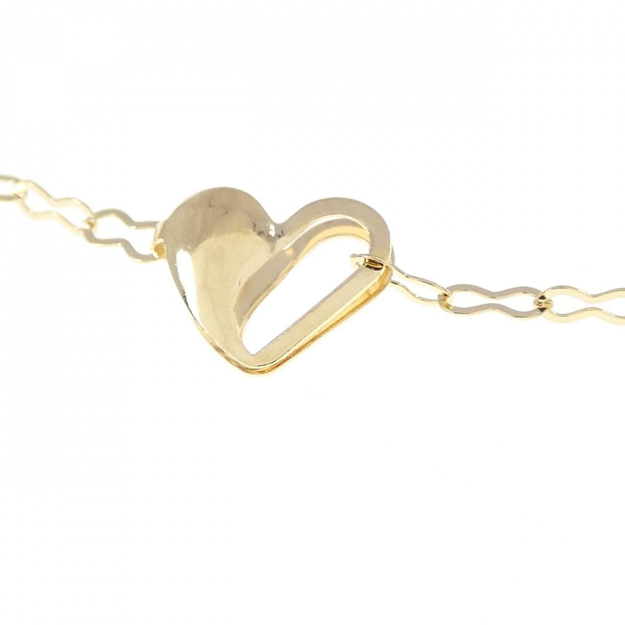 K18YG ハート ネックレス