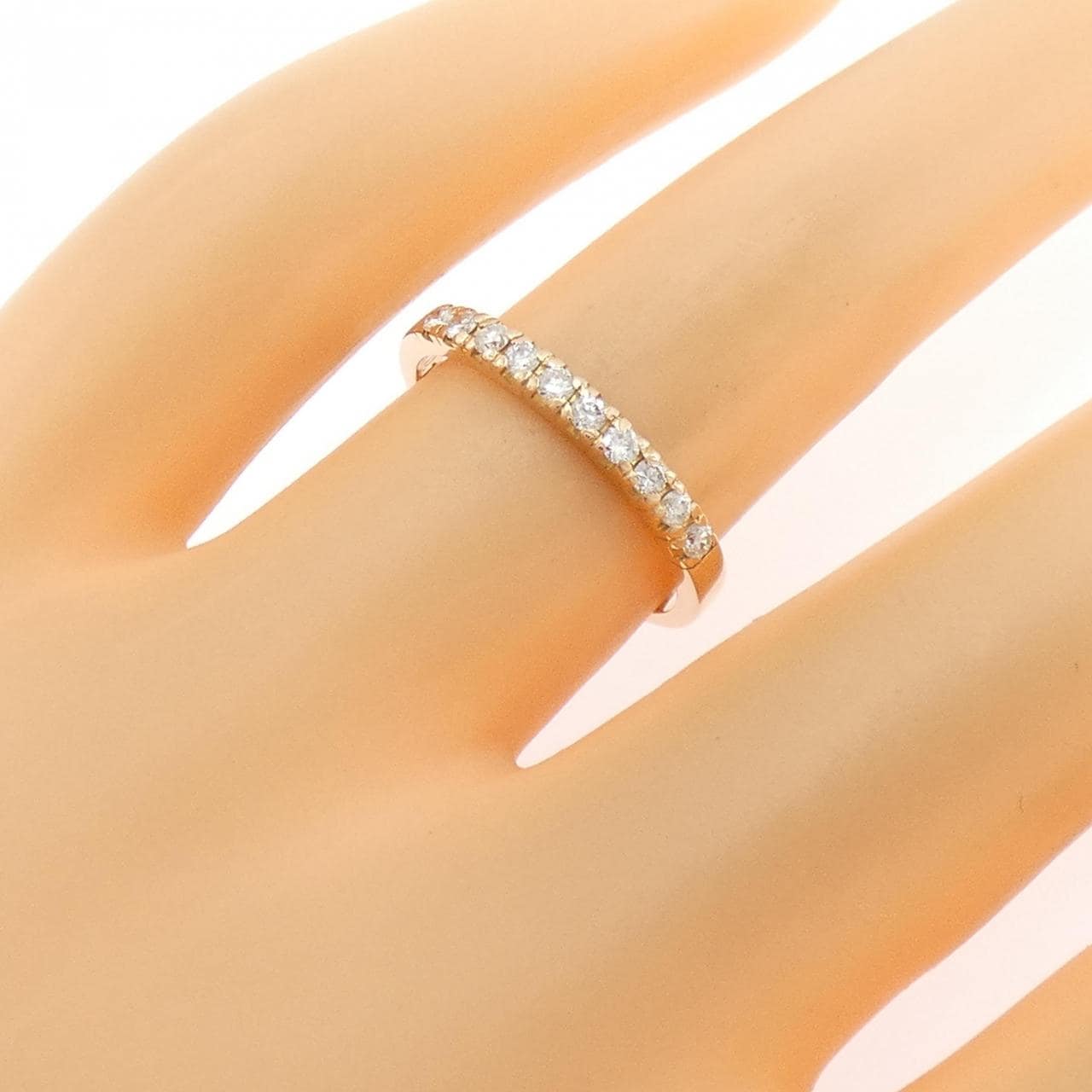 K18PG ダイヤモンド リング 0.17CT