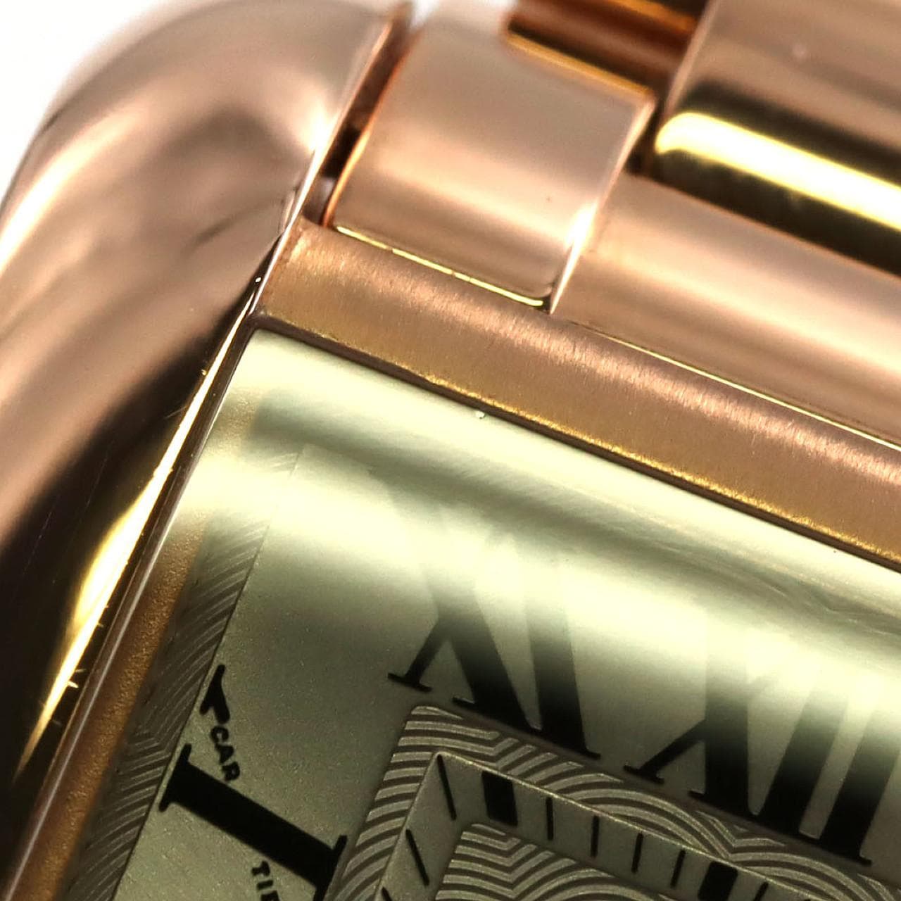 Cartier Tank Anglaise SM PG W5310013 PG/RG石英