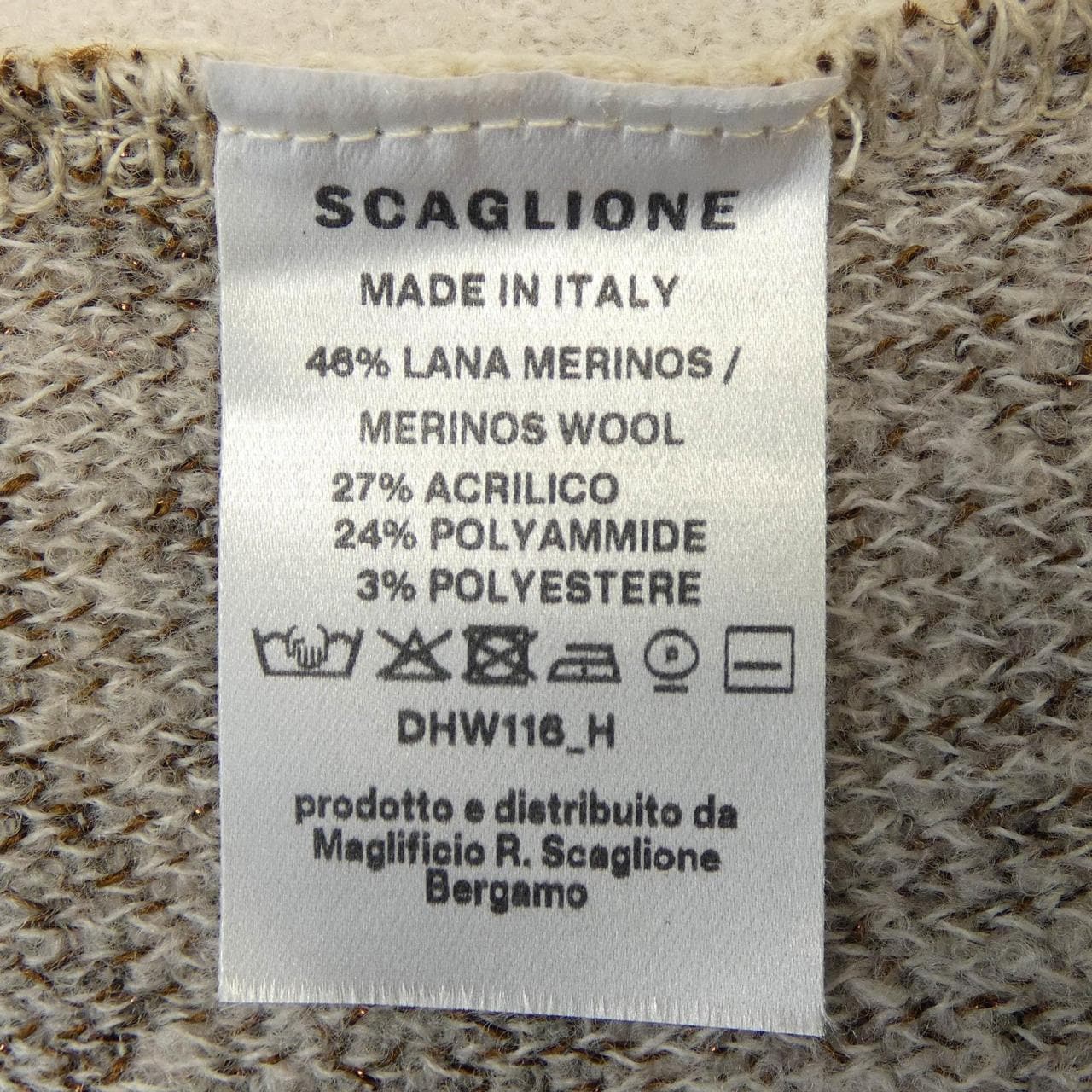 スカリオーネ SCAGLIONE カーディガン