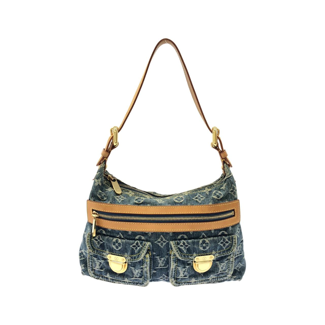 【ヴィンテージ】ルイヴィトン モノグラム デニム バギー PM M95049 ショルダーバッグ