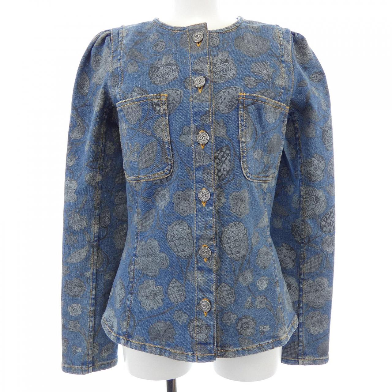 シャネル CHANEL P70737V62477 21A デニムジャケット