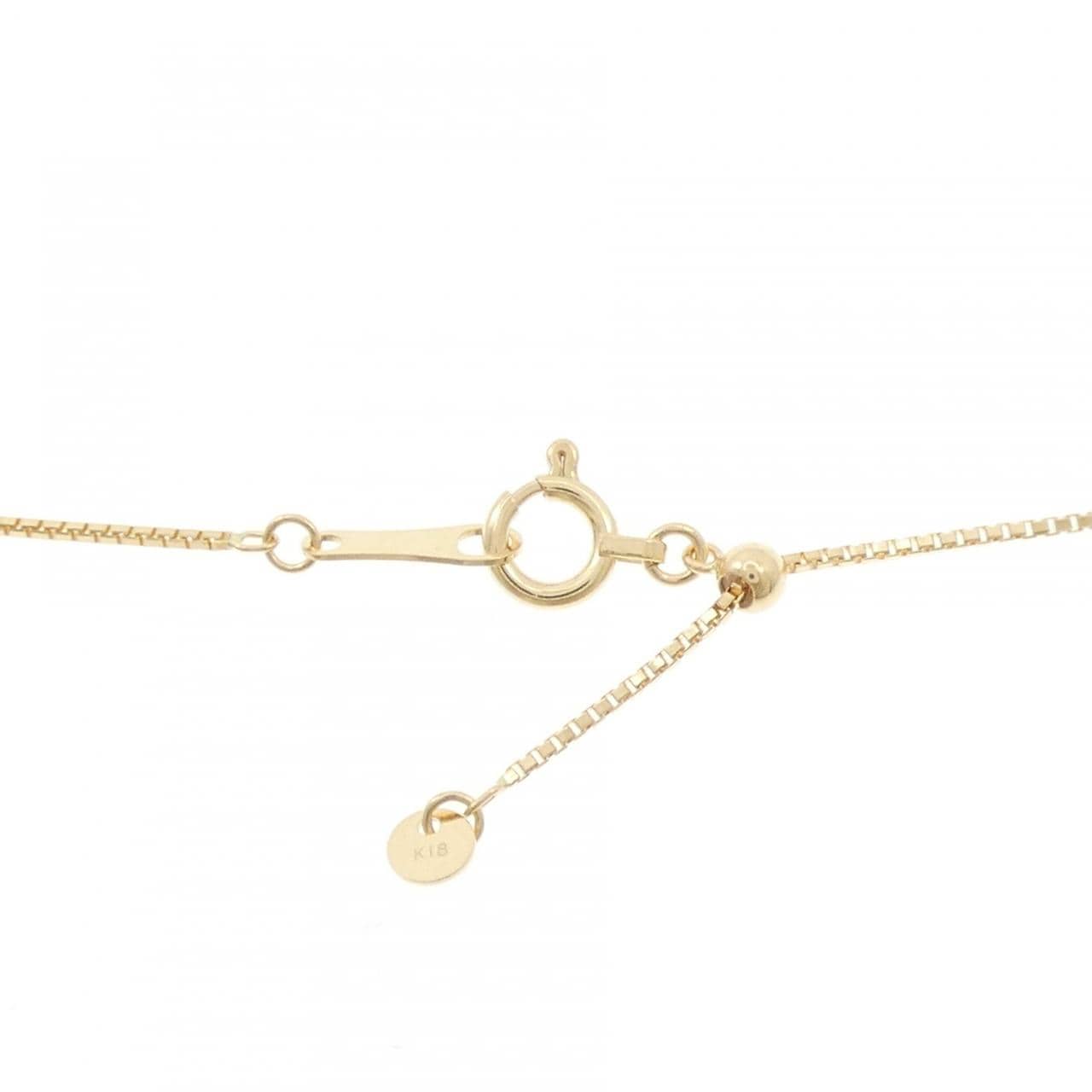 K18YG ダイヤモンド ネックレス 1.01CT