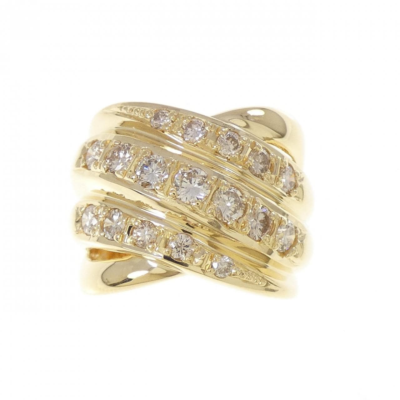 K18YG ダイヤモンド リング 1.00CT