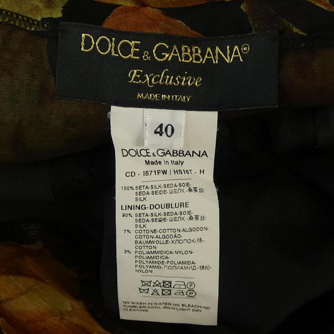 ドルチェアンドガッバーナ DOLCE&GABBANA I671PW/HS16T-H ワンピース