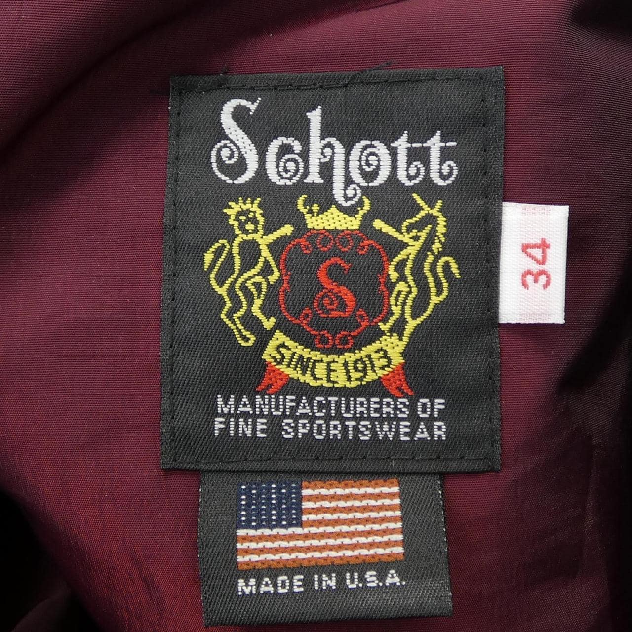 ショット SCHOTT 7009 レザーライダースジャケット