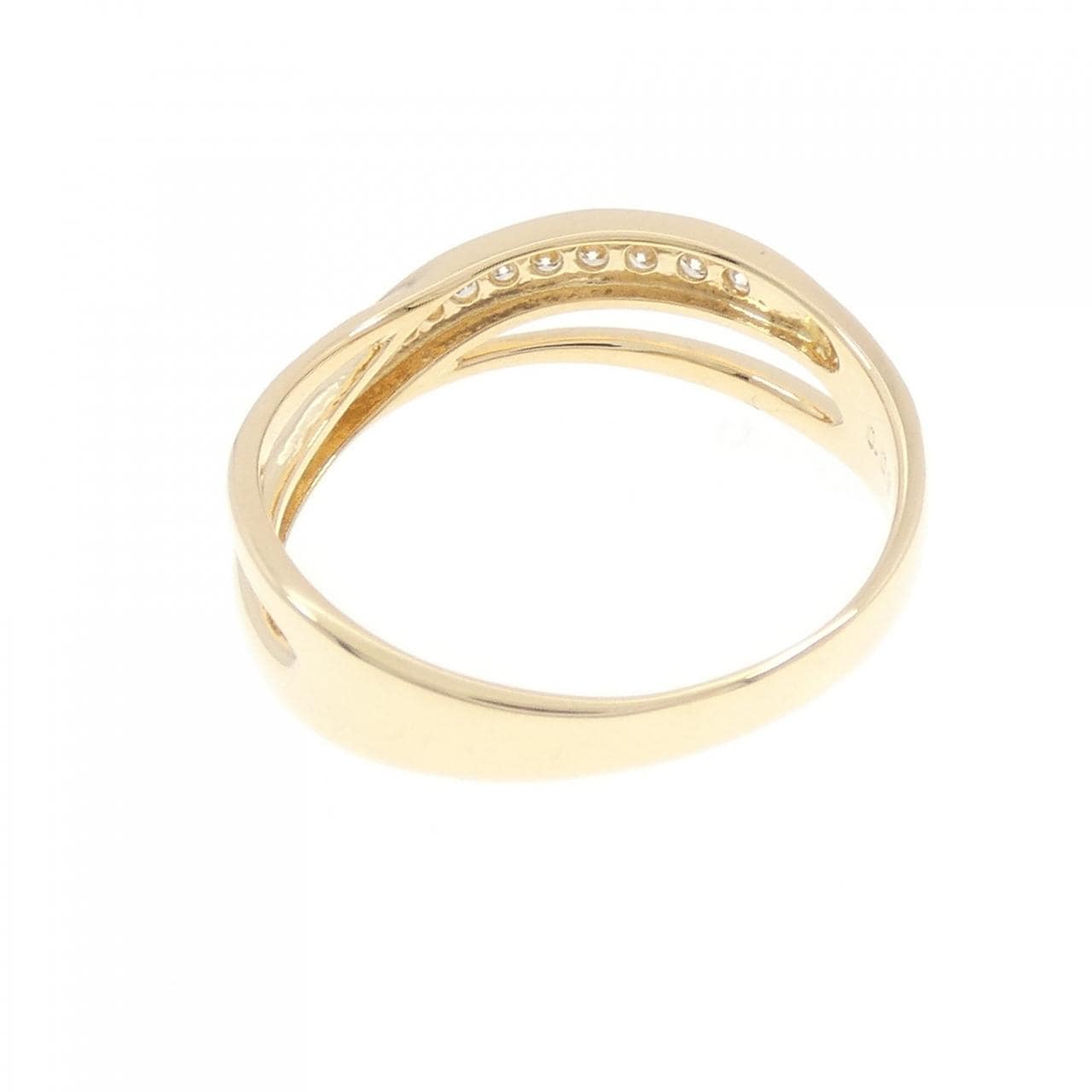 K18YG ダイヤモンド リング 0.09CT