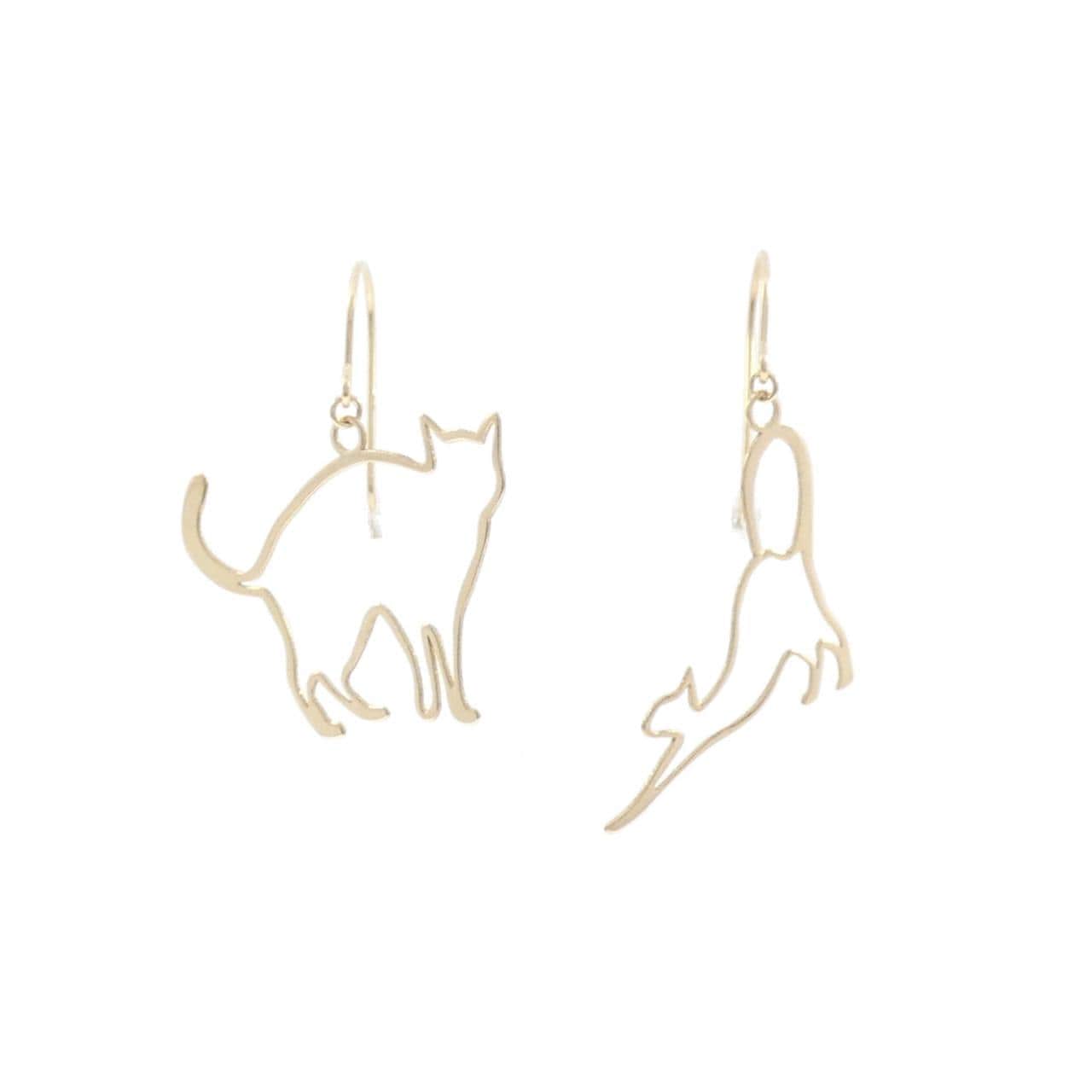 K18YG キャット ピアス