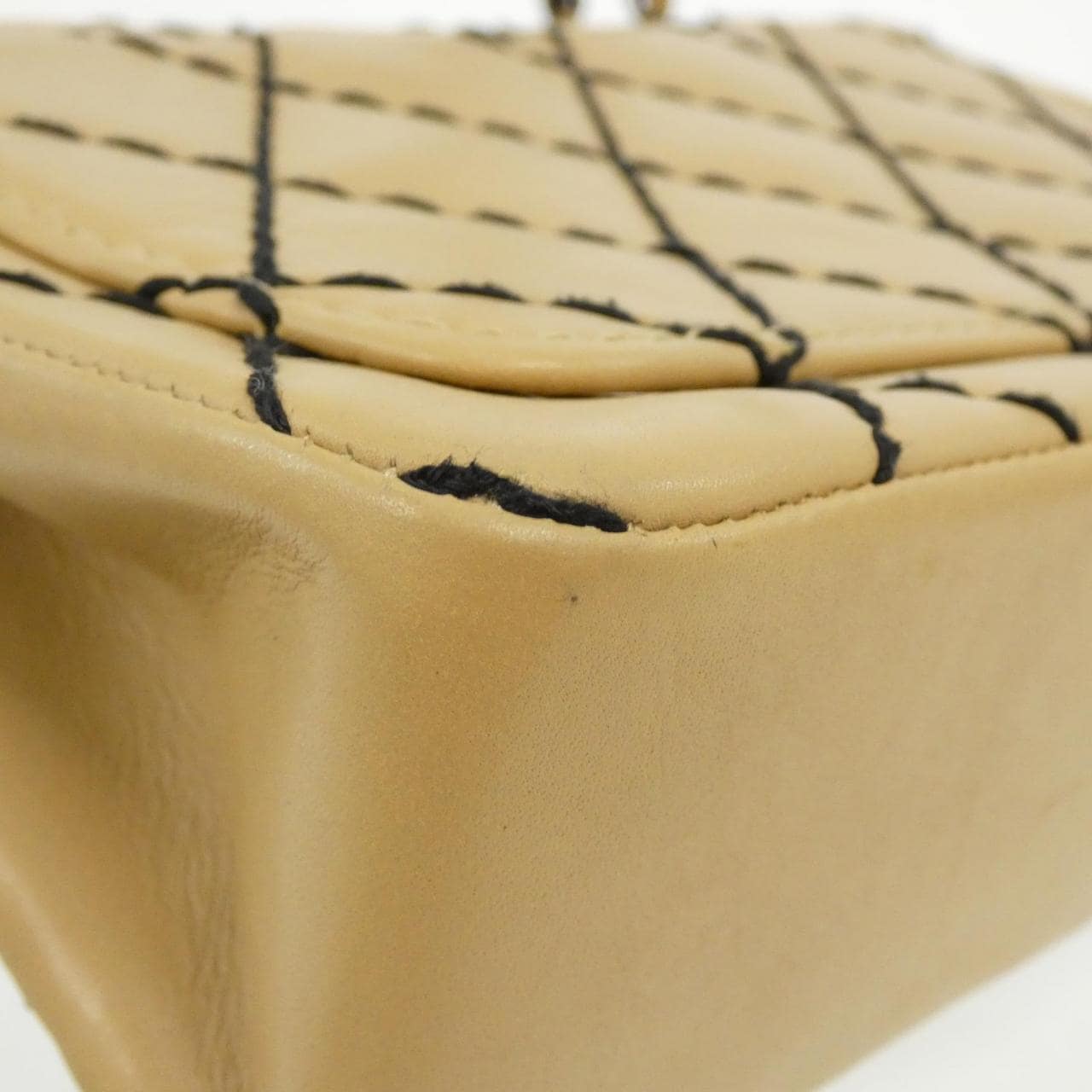 【ヴィンテージ】シャネル ワイルドステッチ ライン 14687 ショルダーバッグ