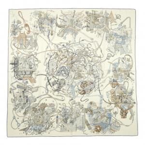 エルメス HERMES エルメスの世界 H244230S カレジェアン140 ショール