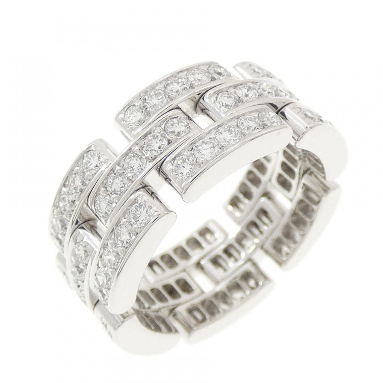 カルティエ マイヨンパンテール フルダイヤ リング
