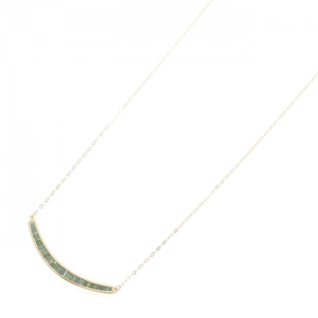 K18YG ダイヤモンド ネックレス 0.35CT