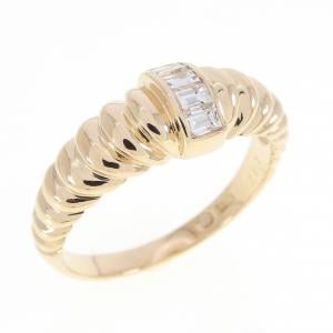 K18YG ダイヤモンド リング 0.17CT